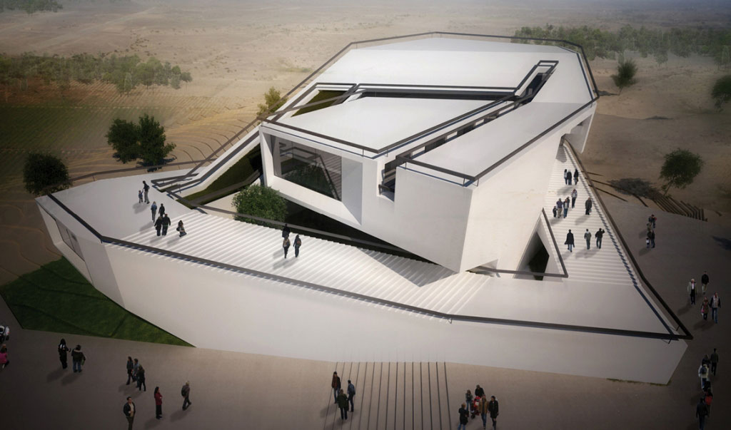 Bird eye view from Zanjan Sport & Cultural Complex Architectural Competition, Iran